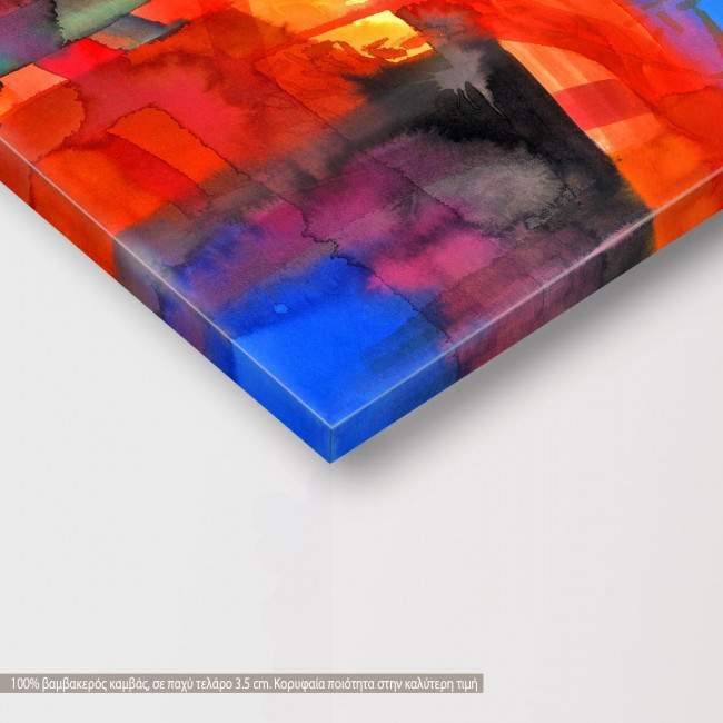 Abstract background XII, πίνακας σε καμβά, λεπτομέρεια