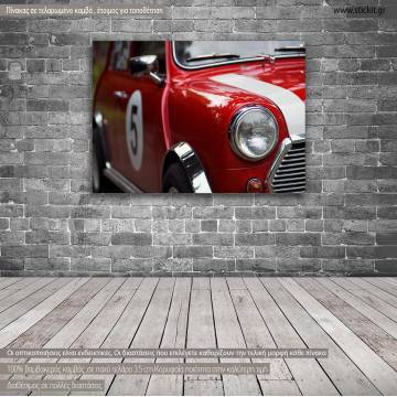 Canvas print Red Mini