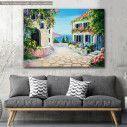 Canvas print House near the sea