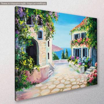 Πίνακας σε καμβά House near the sea 2
