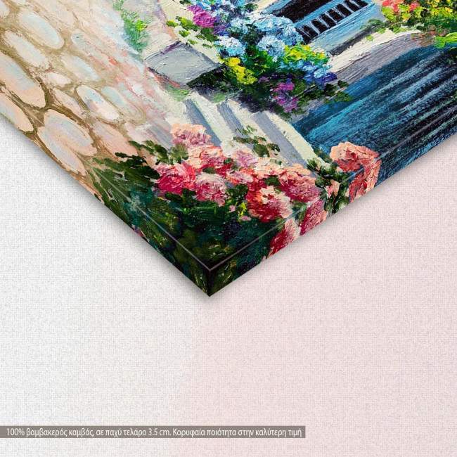 Canvas print House near the sea, detail