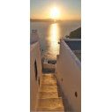 Door sticker Sunset in Santorini