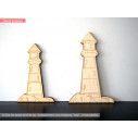 Wooden decorative figure lighthouse