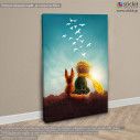 Kids canvas print Little prince and fox