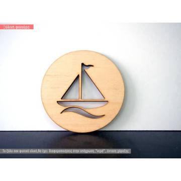 Wooden  decorative figure coaster  boat