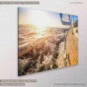 Canvas print, Sailing to sunset, side