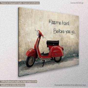 Canvas print, Kiss me hard... 2