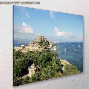Canvas print Corfu castle 2
