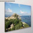 Canvas print Corfu castle, side