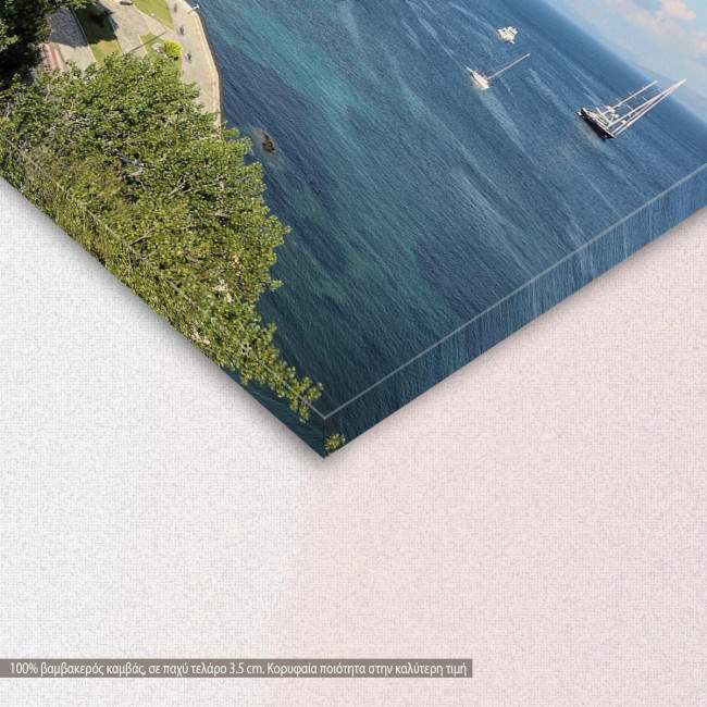 Canvas print Corfu castle, detail