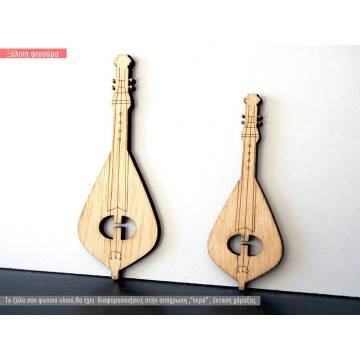 Wooden decorative figure, cretan lyre 2