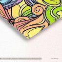 Canvas print Wave pattern, side