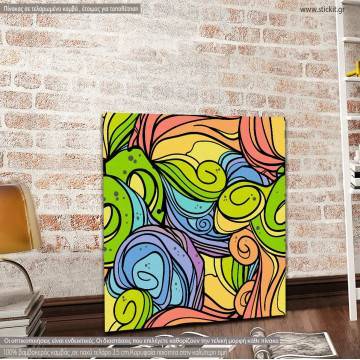 Canvas print Wave pattern