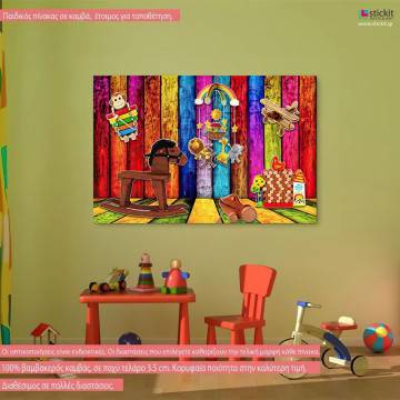 Kids canvas print Toy story