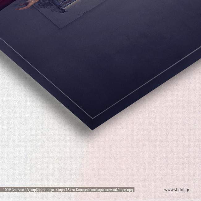 Under the moonlight, πίνακας σε καμβά, λεπτομέρεια