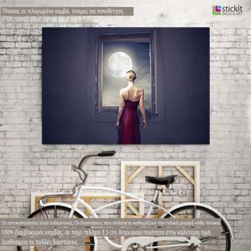 Πίνακας σε καμβά Under the moonlight