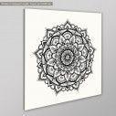 Canvas print Mandala I, side