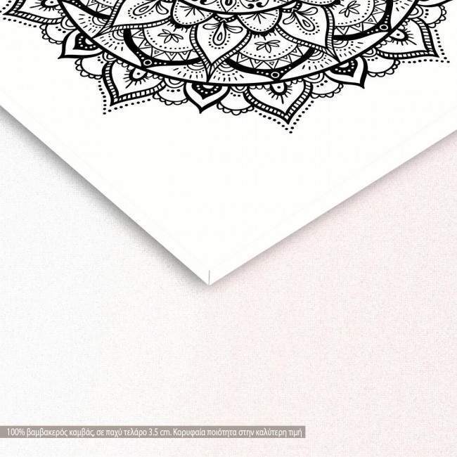 Πίνακας σε καμβά Mandala I, λεπτομέρεια