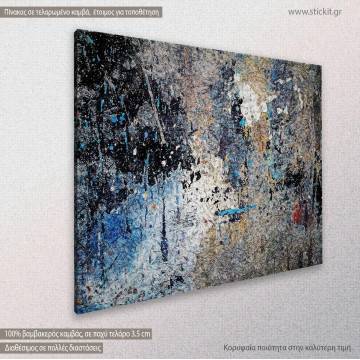 Πίνακας σε καμβά Abstract painting XV Καμβάς τελαρωμένος Όψη 1 2