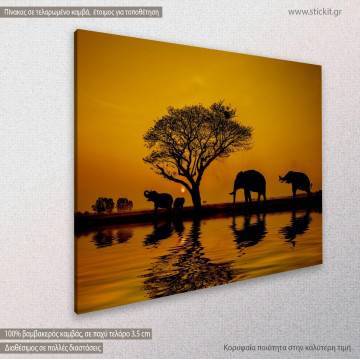 Canvas print African landscape Framed canvas View 1 2