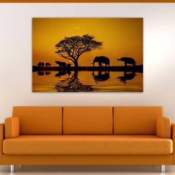 Canvas print African landscape