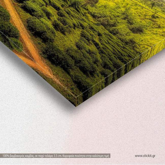 Canvas print Make a difference,  3 panels, detail