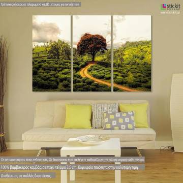Canvas print Make a difference,  3 panels