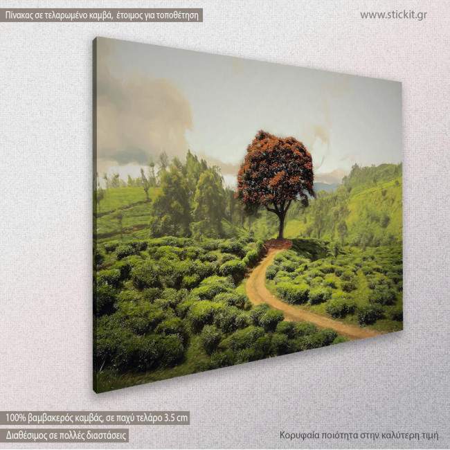 Canvas print Scenery, Make a difference impressionism, side