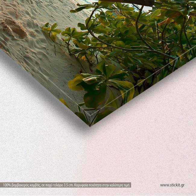 Canvas print , Hammock and sunset, detail