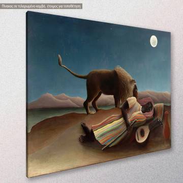 Canvas print The sleeping gypsy Rousseau Henri Framed canvas View 1 2