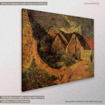 Canvas print Landscape from Bretagne, Gauguin P. 2