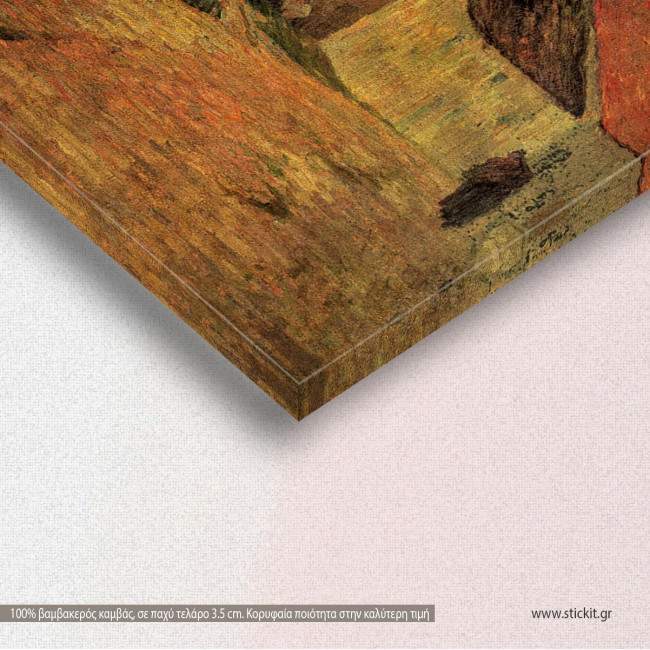 Canvas print Landscape from Bretagne, Gauguin P., detail