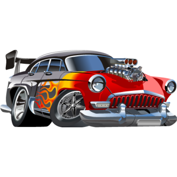 Wall stickers Racing car cartoon  2