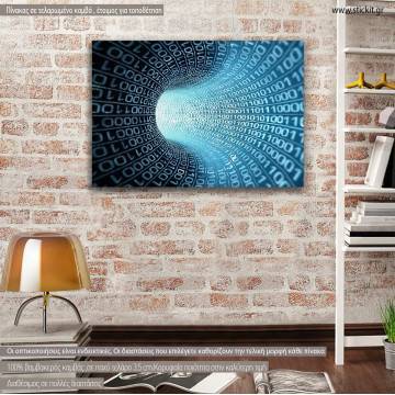 Canvas print Cyber tunnel
