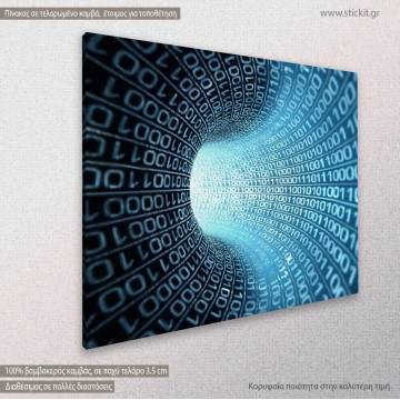 Πίνακας σε καμβά Cyber tunnel 2