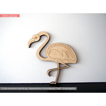 Flamingo  wooden figure