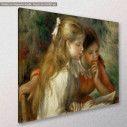 Canvas print La lecture, Renoir, side