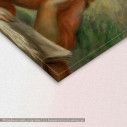 Canvas print La lecture, Renoir, detail