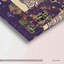 Canvas print Tree of life mauve, (original G. Klimt), reproduction, detail