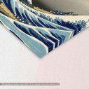 Canvas print The great wave off Kanagawa,  3 panels, detail