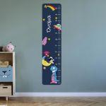 Wall stickers height measure, Cute, alliens