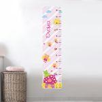 Wall stickers height measure, Strawberry House and bees