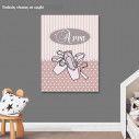 Kids canvas print, ballerina shoes