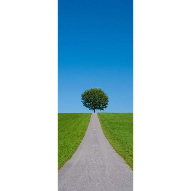 Ανηφορικός δρόμος, αυτοκόλλητο πόρτας