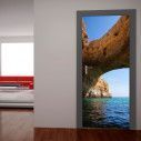 Αυτοκόλλητο πόρτας Βράχος και θάλασσα