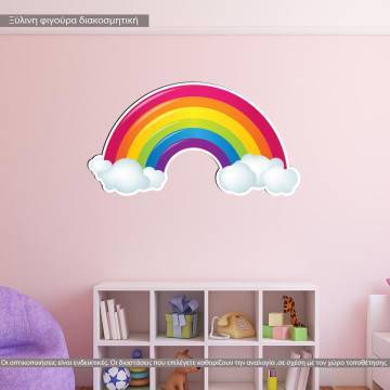 wooden figure printed Rainbow