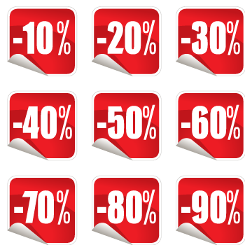 Sales stickers set 1