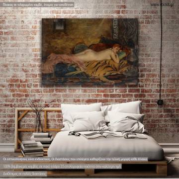 Canvas print Laying woman, Rallis