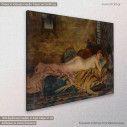 Canvas print Laying woman, Rallis, side