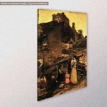 Canvas print Anafiotika Ksidias View 1 2